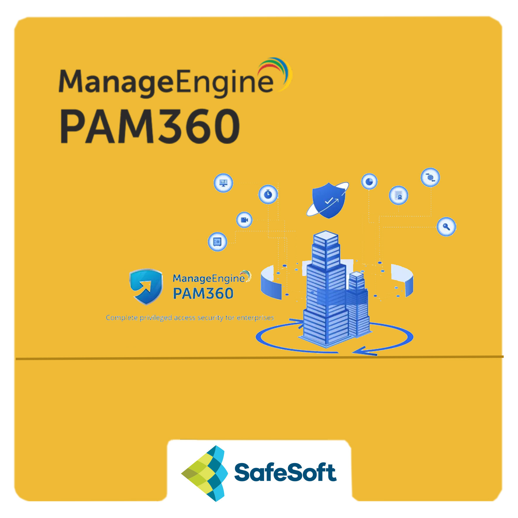 نرم افزار PAM360 راهکار سازمانی ManageEngine | پارس سیف نرم‌افزار آسیا